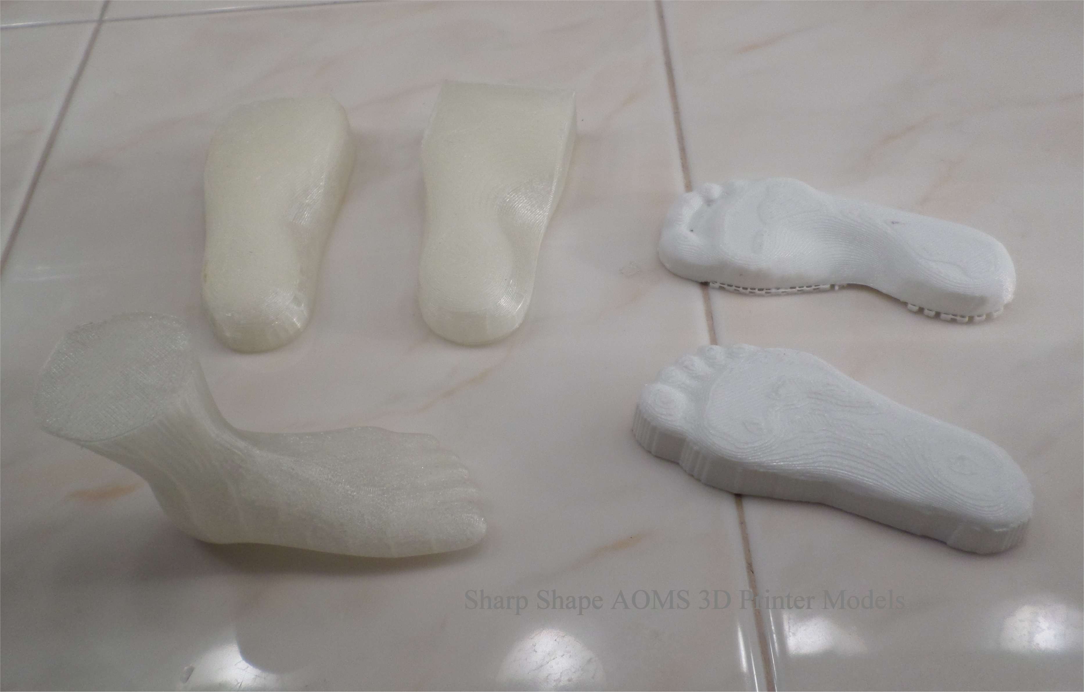 Sharp Shape AOMS 3D Printer Foot Models